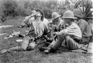 Grandad in India WWI (2nd from left)