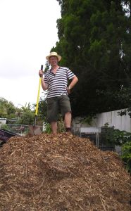 Free mulch from powerline pruning.