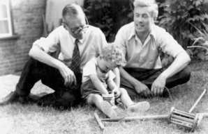 shapeimage_1-5 Grandad, Dad, yours truly and our weed-free lawn
