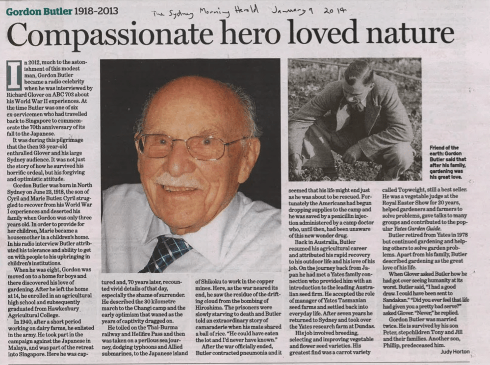 newspaper obituary page 