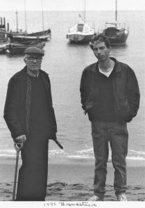 Dad and Jerry, Broadstairs, 1985