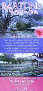 Barton's Rose Farm, Kalbar