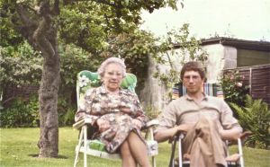 With Great Auntie Vera, 1981