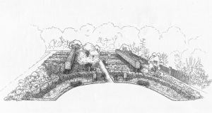 My landscape design for the Rare and Endangered Plants Garden, 1998