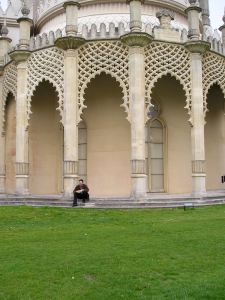 Tapestry lawn at Brighton Pavilion, UK