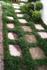 Pavers and Mini Mondo, an option between kerbs and footpaths