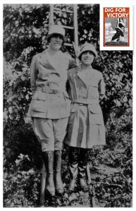 Auntie Flo and Olive, Land Army WW1