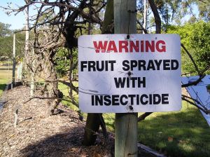 chemical pesticide spraying